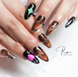 ロング Re nailのネイルデザイン