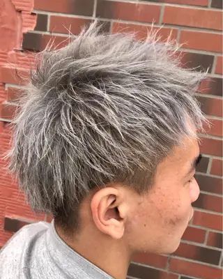 メンズ ダブルスキルエクステ /羽エクステ白石宇由のヘアスタイル