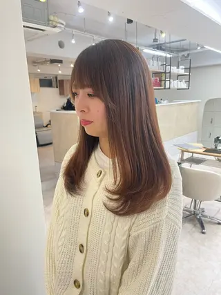 ロング ナチュラルヘア🦋 のの  YECCAのヘアスタイル