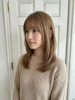 セミロング Aroma hair 🌙tanakaのヘアスタイル