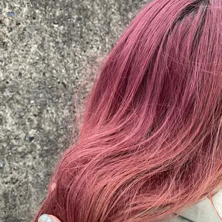 ミディアム カラー 暖色カラー🍊 せきゆうかのヘアスタイル