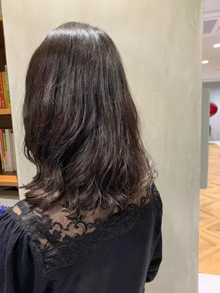 ミディアム パーマ 倉山 将貴のヘアスタイル