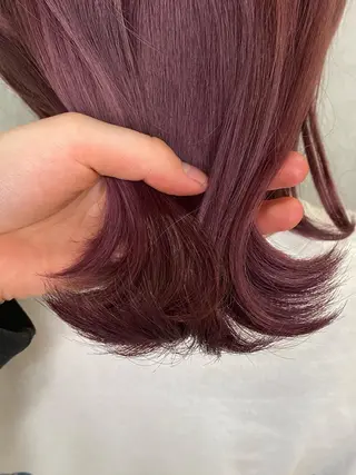 ミディアム 🌱ブリーチ・透明感 カラー/mapi🦭のヘアスタイル