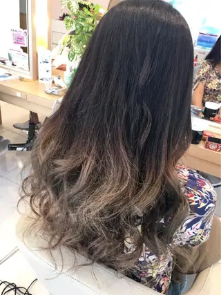 ロング カラー 小田原NO1 美容師 飯田飛翔のヘアスタイル