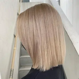 ミディアム カラー 福西 洋斗のヘアスタイル