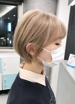 ショート ケアブリーチ🌟 ♢WATARU♢のヘアスタイル