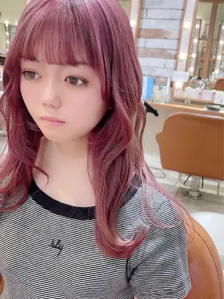 セミロング 小幡永吉 ✨ショート✨韓国✨のヘアスタイル