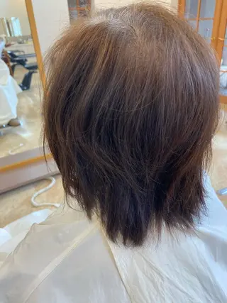 ミディアム 髪質改善・修復 成瀬由賀里のヘアスタイル