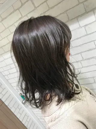 カラー セミロング Ash 津田沼店のヘアスタイル