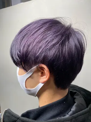 ショート カラー メンズ 寳泉 章弘のヘアスタイル