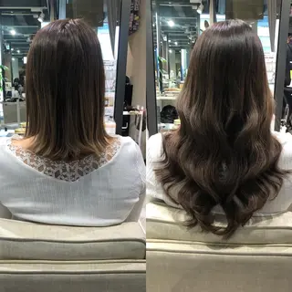 ロング カラー 🦋美髪/エクステ 🦋アベイクミのヘアスタイル
