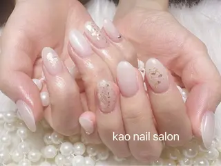 ネイル kao nail マグネット/長さだしのネイルデザイン