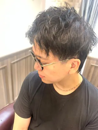 メンズ フリーランス理美容師 いさかのヘアスタイル
