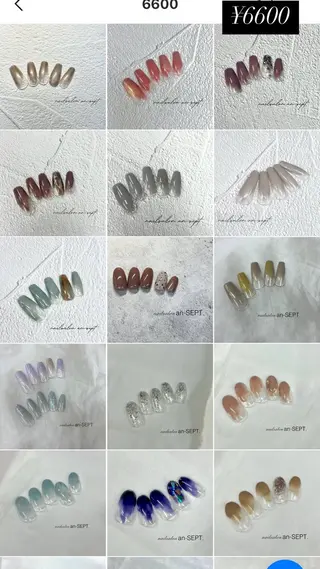 ミディアム nail salon an-SEPT.のネイルデザイン