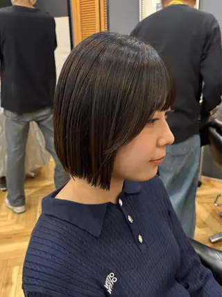 ショート 鎌取/透明感カラー /ボブ/顔まわりのヘアスタイル