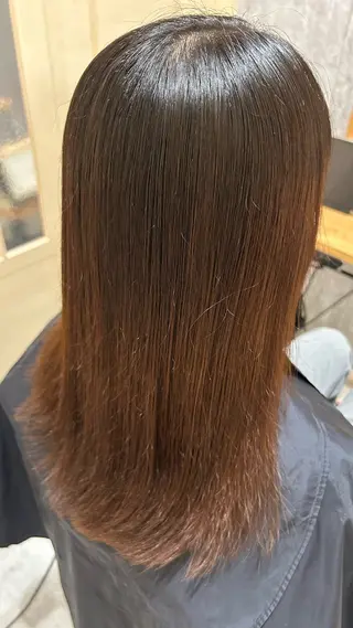 ロング カラー 似合わせ 顔周りYUUGAのヘアスタイル