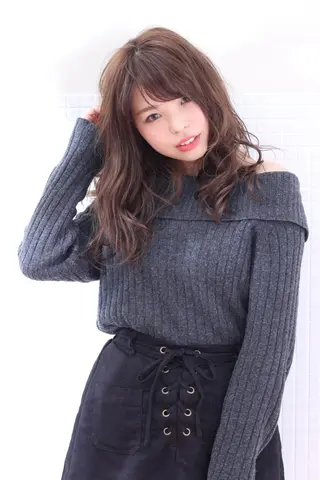 セミロング 艶髪酸性縮毛🥇 ディレクター土手内徹のヘアスタイル