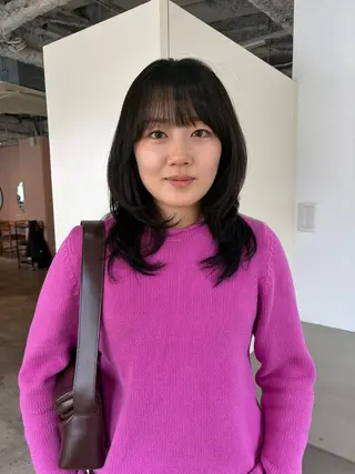 ミディアム 🧣misaki 🧣のヘアスタイル