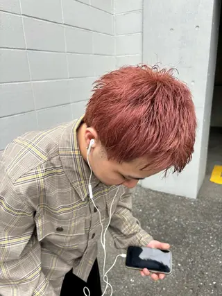 ショート カラー メンズ &72 takiのヘアスタイル