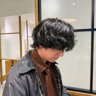 カラー メンズ ついざき はるかのヘアスタイル