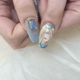 ロング 池袋痛ネイル Nok. 渡辺のネイルデザイン