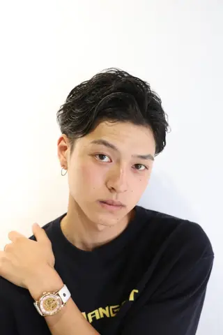 ショート パーマ メンズ 🟦髪質改善6年 💊YAMAMOTOのヘアスタイル