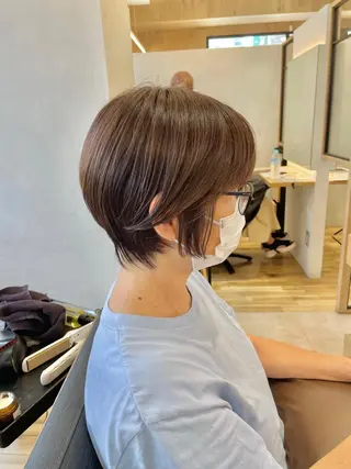 ショート シノハラ ガクト ショート/白髪ぼかしのヘアスタイル