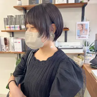ショート カラー 初めてのショート お任せください✂️のヘアスタイル