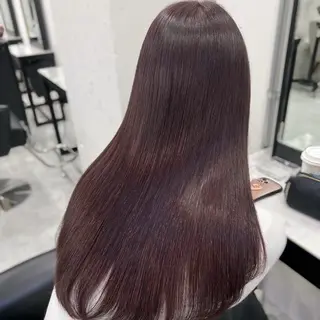 ロング カラー 縮毛矯正/レイヤー カットtomonaのヘアスタイル