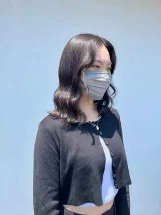 セミロング allum SAKURAのヘアスタイル