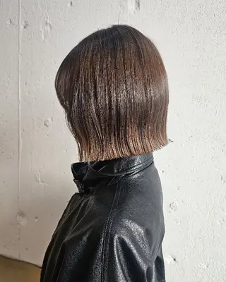 ショート Ayu🐾縮毛矯正/ ブリーチ無しカラーのヘアスタイル