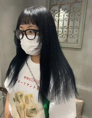 ロング カラー ヘアアレンジ kei🫟ベージュ /透明感カラー/博多のヘアスタイル