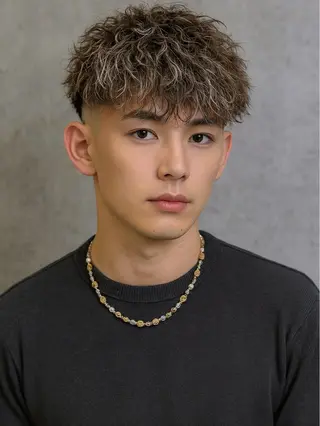 カラー パーマ メンズ chic channel伊藤のヘアスタイル