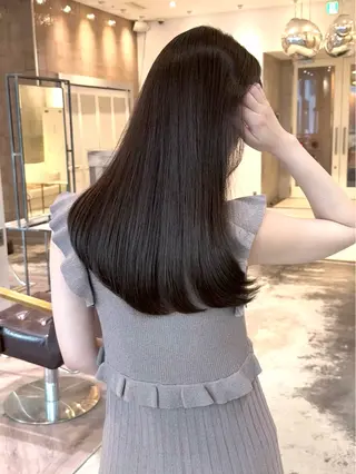ロング カラー レイヤーカット× 髪質改善カラー 片山のヘアスタイル