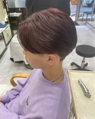 メンズ ☘️上村 ☘️髪質 改善/透明感カラーのヘアスタイル