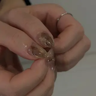 ネイル Ray. ちゅるん系ニュアンスのエステ・リラクイメージ