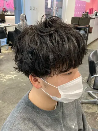 カラー パーマ メンズ yukiho❤️ GAUDI 池袋のヘアスタイル