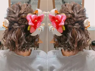 ショート ヘアアレンジ 韓国hair🦋 Nanaのヘアスタイル