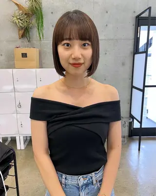 ショート カラー 暖色カラー/ピンク カラー/HARUKAのヘアスタイル