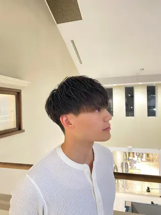 メンズ 安齋 侑真のヘアスタイル