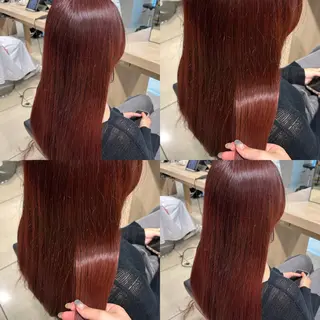 ロング カラー 【🎀推しカラー × 艶髪】小池 雪奈のヘアスタイル