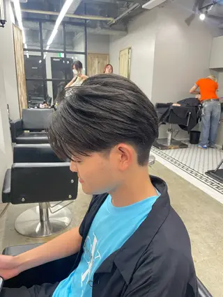 メンズ 新宿/韓国ヘア/ 髪質改善ストレートのヘアスタイル