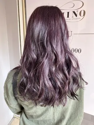 ロング カラー ヘアアレンジ 【艶髪×韓国風】 毛流れ職人 RYOのヘアスタイル