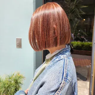 ショート カラー ハヤシ マユ ✂ 府中美容室のヘアスタイル