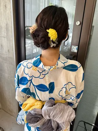 セミロング ヘアアレンジ サロンエイミー伏見店所属・伴 麻彩のその他イメージ
