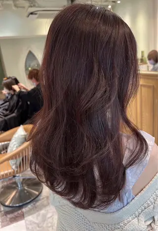 ロング カラー 小野 竜聖のヘアスタイル