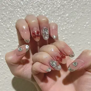 ネイル パラあり！フィルイン 美フォルムのネイルデザイン