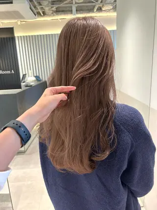 ロング 🤍垢抜け♡透明感 カラーmoeka🤍のヘアスタイル