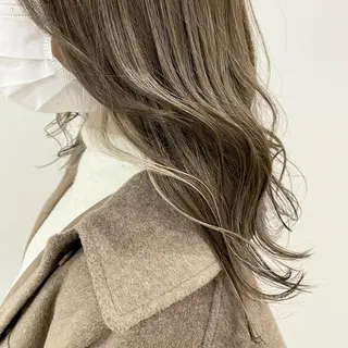 ロング カラー マンツーマン女性 美容師 奏のヘアスタイル