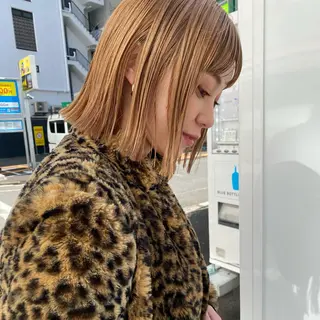 ミディアム カラー 𝑺𝒂𝒌𝒊 🩶マンツーマン施術のヘアスタイル